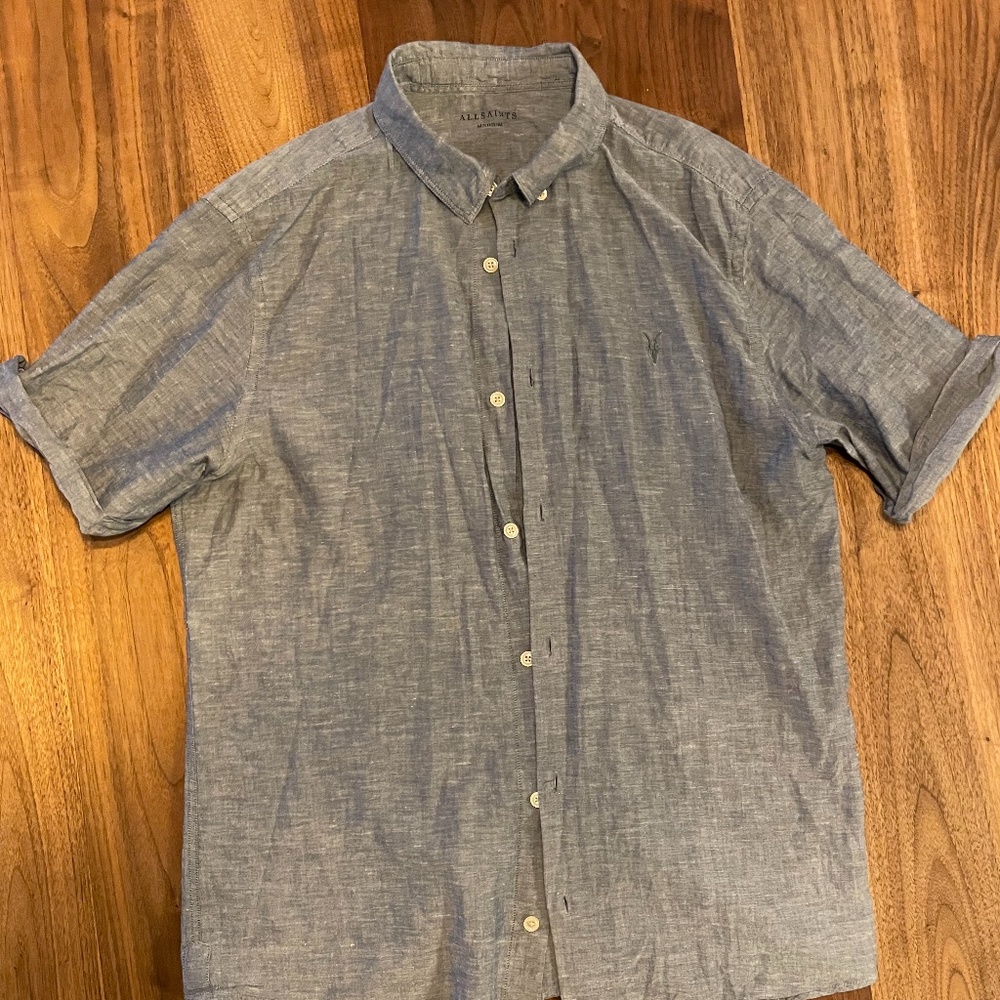All Saints Short Sleeve Short Shirt